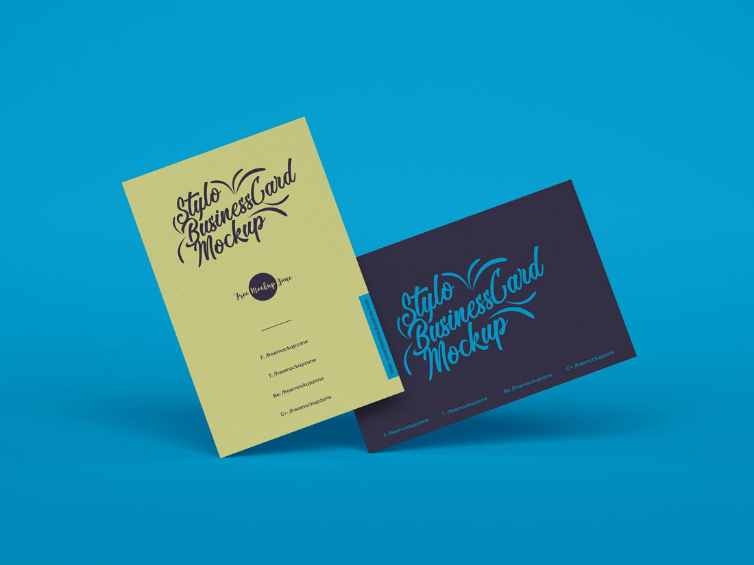 Free-Stylo-Business-Cards-Mockup-For-Branding