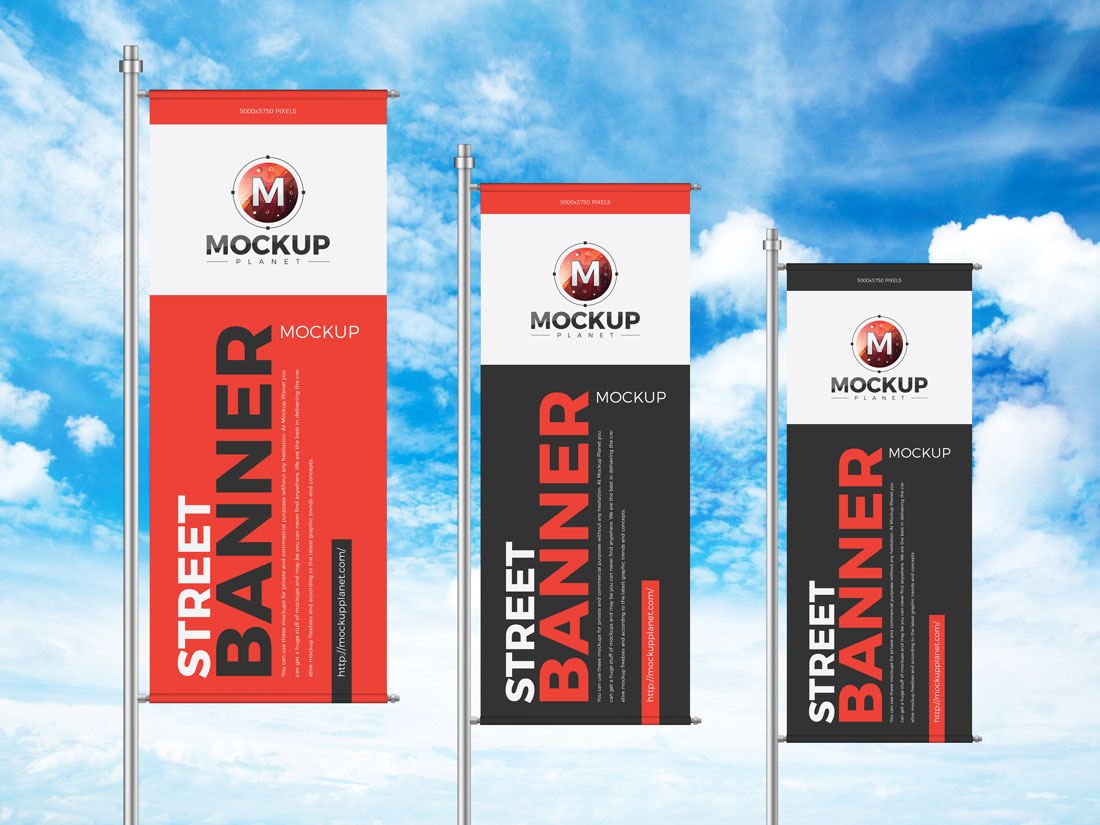 Download Free Advertising Street Banner Mockup Mockup River Free Mockup Templates.