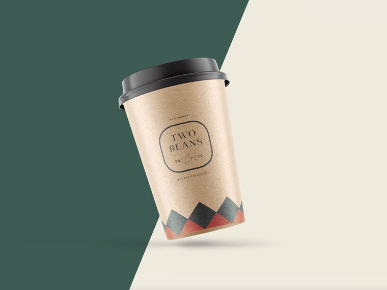 Front View Coffee Cup Mockup
