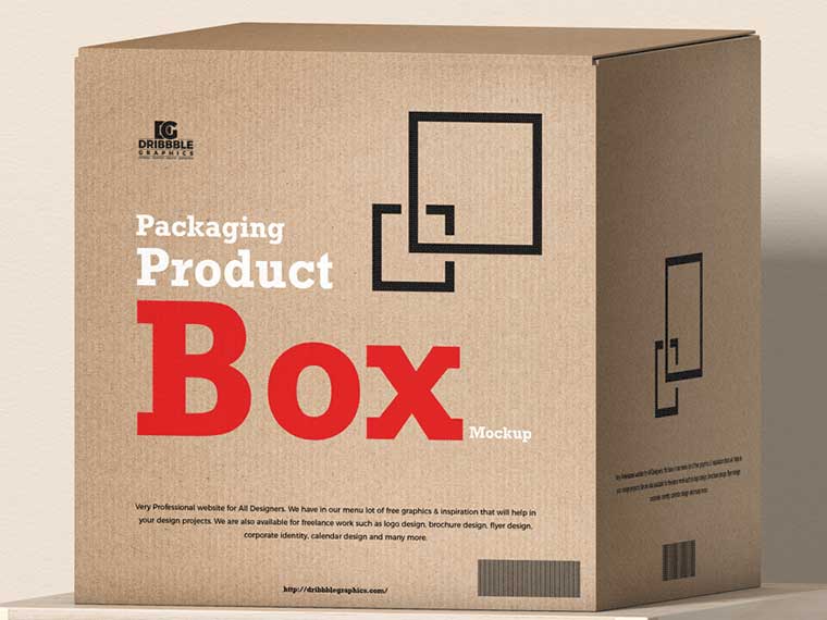 Download Psd Cardboard Box Product Packaging Mockup Mockup River