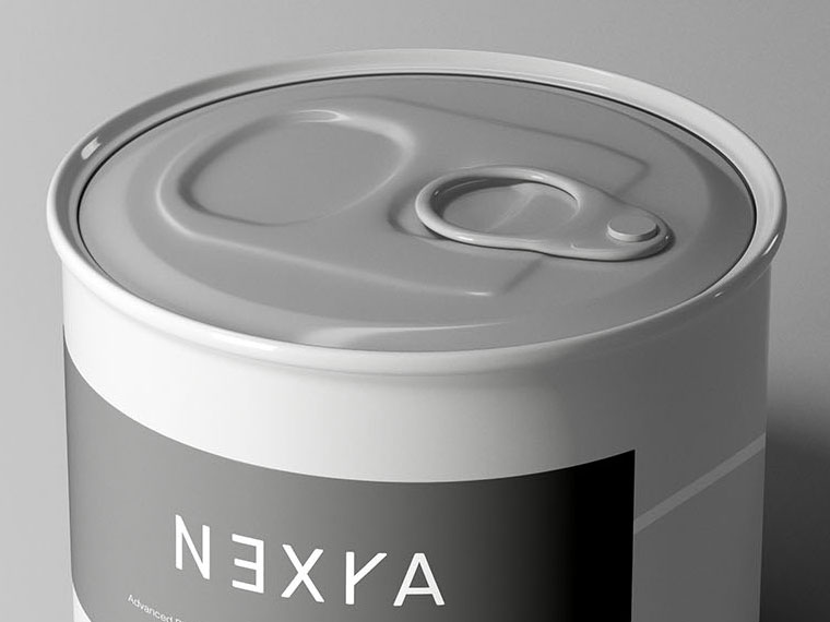 Packaging Tin Can Mockup For Product Branding