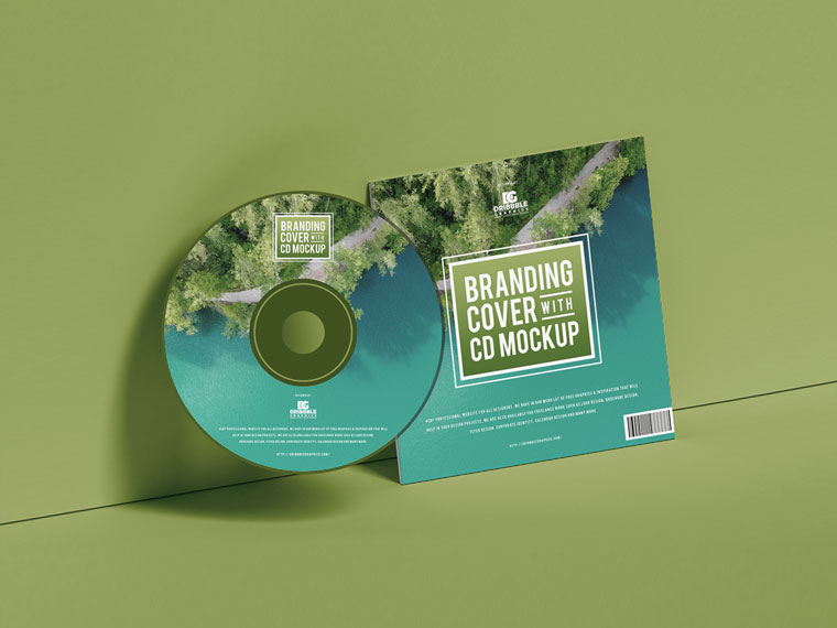 Fabulous Branding CD Cover Mockup