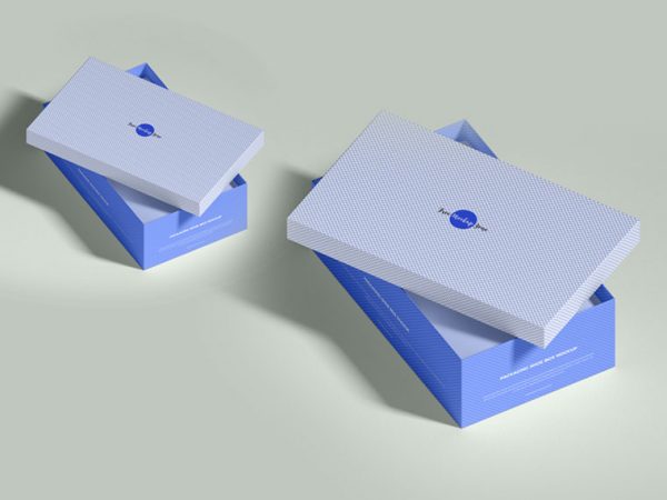 Download Box Branding Shoe Packaging Mockup - Mockup River