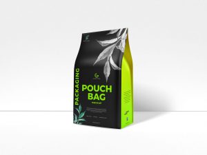 pouch packaging mockup