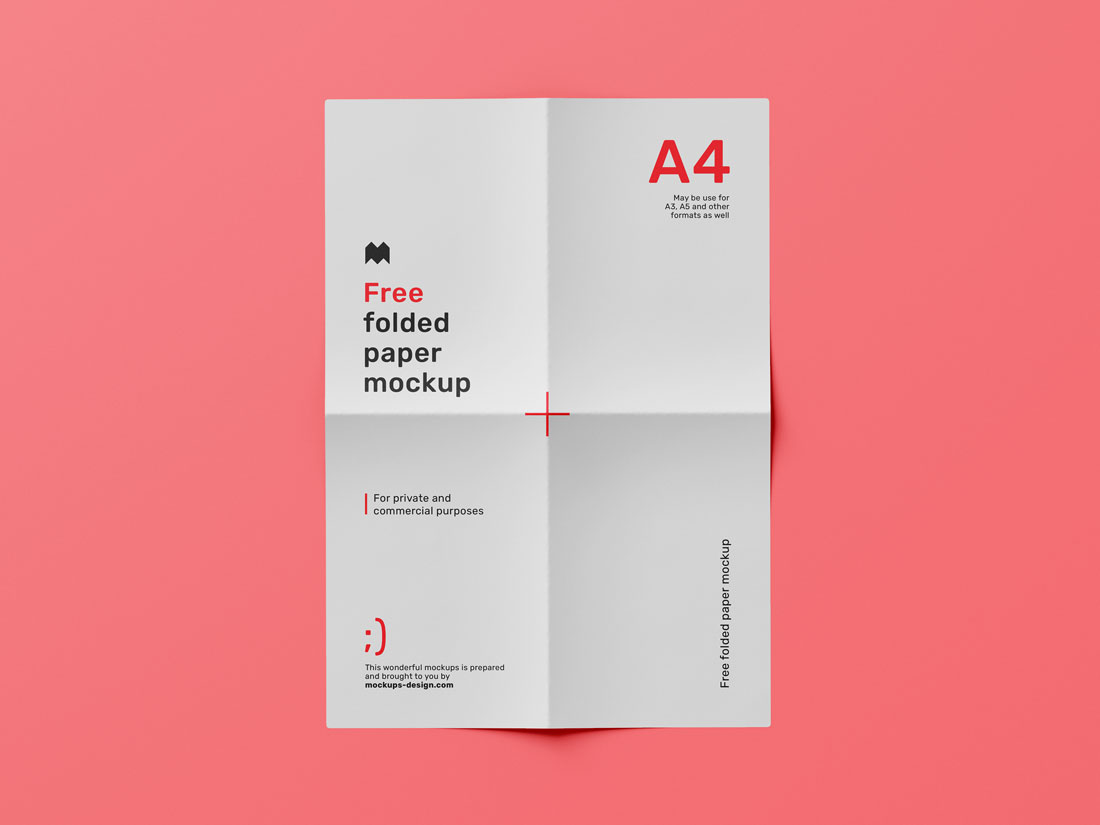 Free-PSD-Branding-Folded-Paper-Flyer-Mockup-2