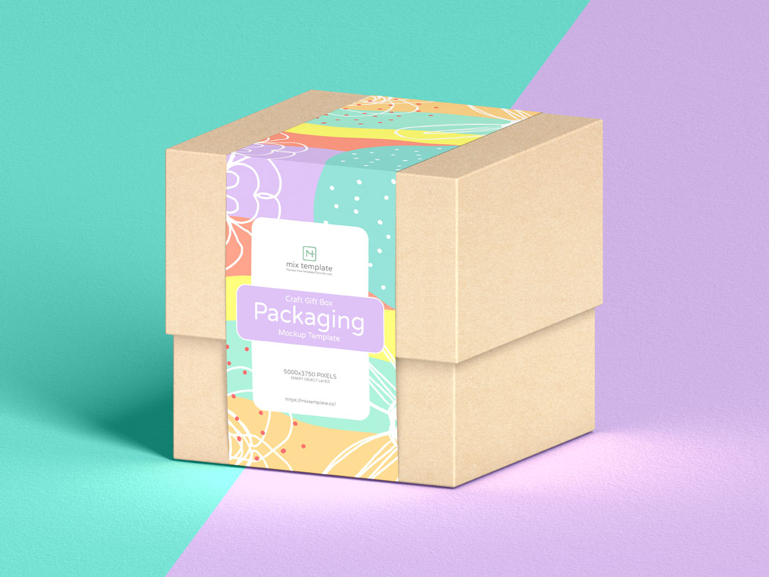 Free-Beautiful-Craft-Gift-Box-Packaging-Mockup-1
