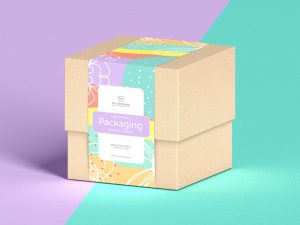 Free-Beautiful-Craft-Gift-Box-Packaging-Mockup
