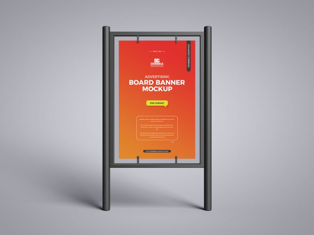 Free-PSD-Front-View-Advertising-Stand-Banner-Mockup
