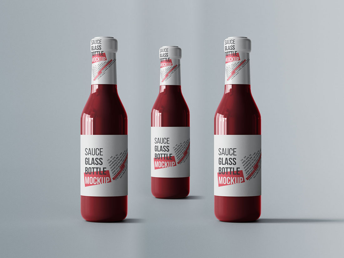 Free-Ketchup-And-Sauce-Glass-Bottle-Mockup-2