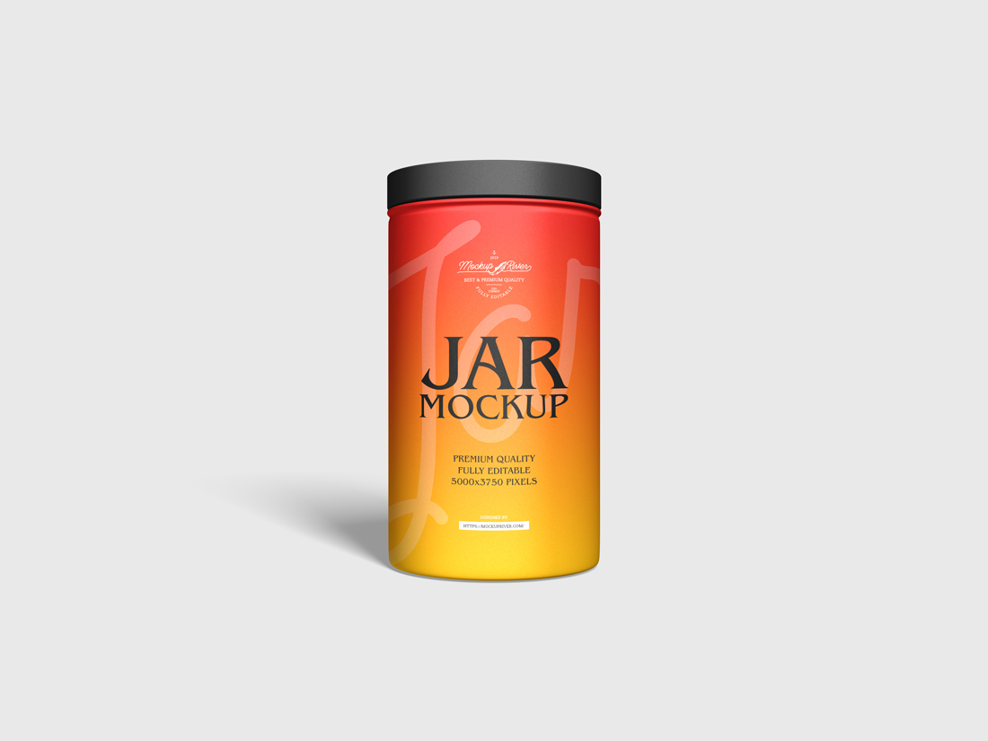 Free Jar Mockup