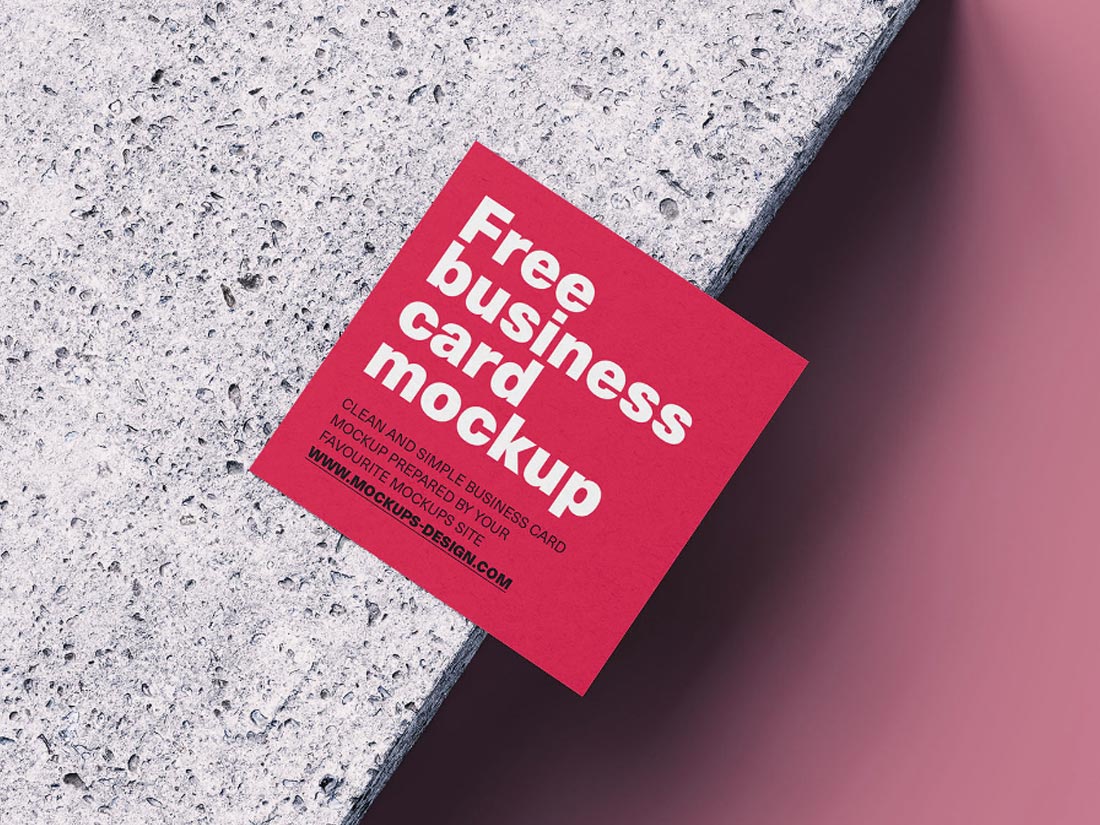 Free-Square-Business-Card-Mockup