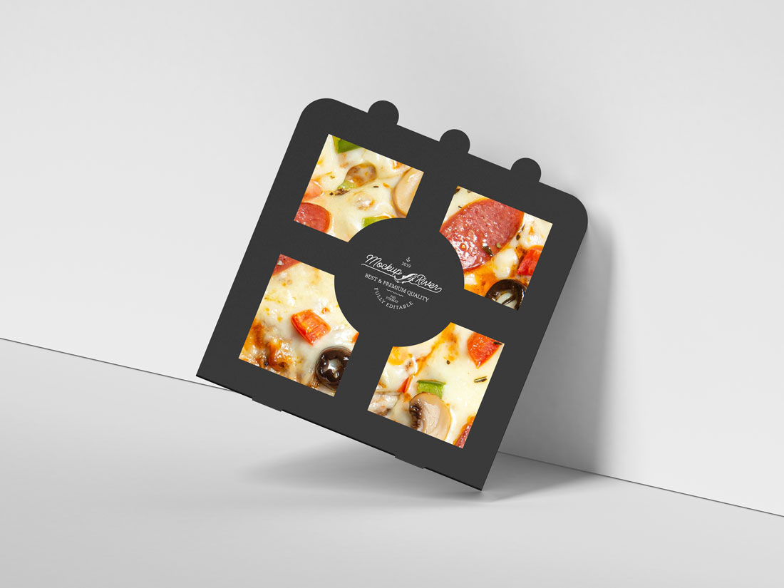 Free-Packaging-Pizza-Box-Mockup