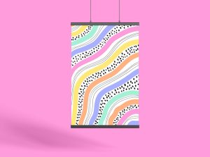 Free-Modern-Hanging-Poster-Mockup