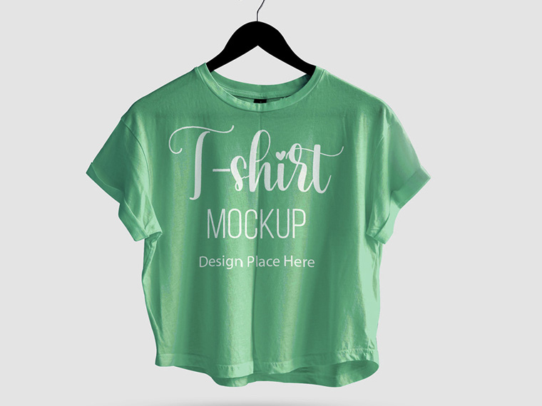 Free-Women-T-Shirt-Mockup