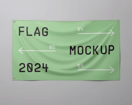 Free-Premium-Horizontal-Flag-Mockup