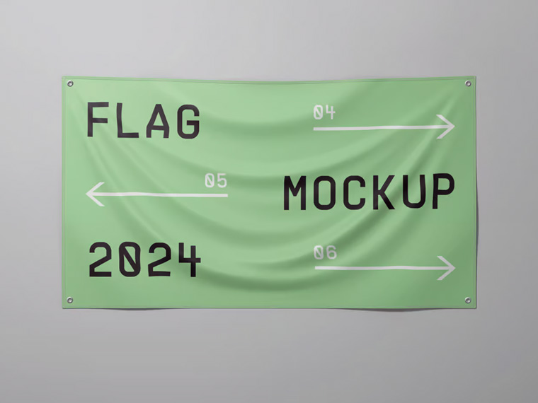 Free-Premium-Horizontal-Flag-Mockup